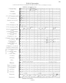 Partition , L Incendie, Le chant de la cloche, Op. 18, Indy, Vincent d 