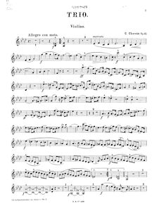 Partition de violon, Piano Trio, Op.10, Chován, Coloman