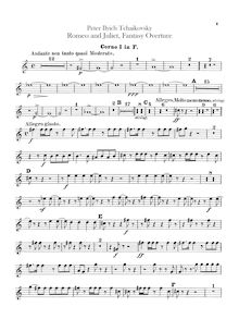 Partition cor 1, 2, 3, 4 (F), Romeo et Juliet, Ромео и Джульетта (Romeo i Dzhulyetta)