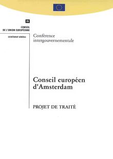 Conseil européen d Amsterdam