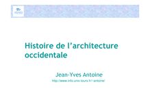 document PDF - Histoire de l architecture occidentale