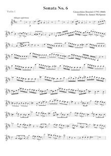 Sonata No. 6 - Gioacchino Rossini