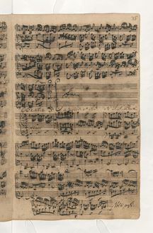 Partition complète, orgue Sonata No.5, Trio Sonata, Bach, Johann Sebastian par Johann Sebastian Bach