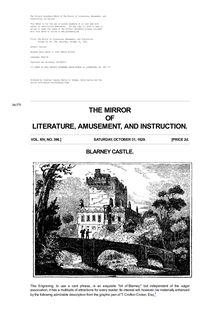 The Mirror of Literature, Amusement, and Instruction - Volume 14, No. 396, October 31, 1829