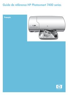 Guide de référence HP PhotosmarFrançaist 7400 series