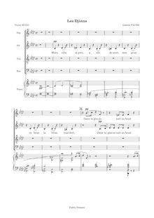 Partition complète, Les djinns, Op.12, Fauré, Gabriel par Gabriel Fauré