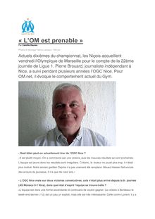 « L’OM est prenable » - Presse Niçoise