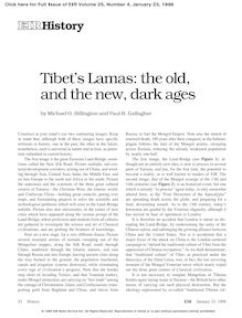 Tibet's Lamas: the old, and the new, dark ages