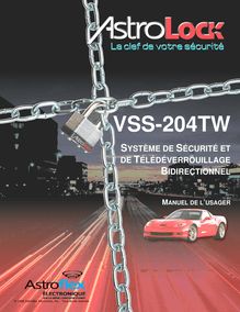 Notice Système de voiture sécurité Astrostart  VSS-204-TW