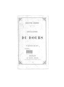 Géographie du département du Doubs / par Adolphe Joanne,...