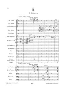 Partition , Scherzo, Symphony No.5, Mahler, Gustav