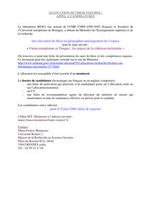 APPEL A CANDIDATURE THESE FINANCEE-1