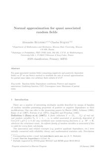 Normal approximation for quasi associated random fields