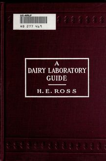 A dairy laboratory guide