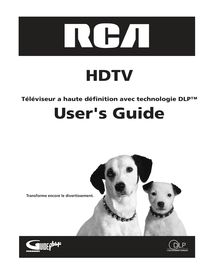 Notice HDTV RCA  HD50LPW42