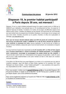 Diapason 19, le premier habitat participatif à Paris depuis 30 ans ...