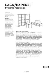 Guide d achat système modulaire Lack/Expedit IKEA