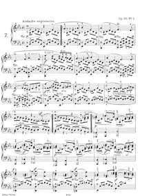 Partition complète, chansons Without Words Op.30, Mendelssohn, Felix