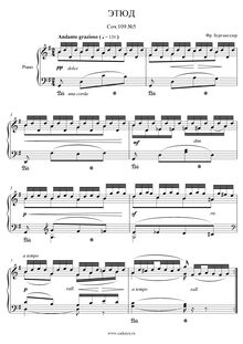 Partition , La Source, 18 Etudes, Op.109, Burgmüller, Friedrich
