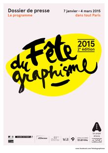 Le programme de la Fête du Graphisme 2015
