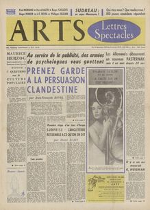 ARTS N° 703 du 31 décembre 1958