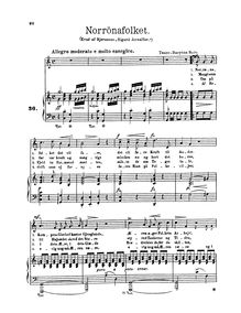 Partition Norrønafolket (No.4)Kongekvadet (No.8), Sigurd Jorsalfar, Op.22