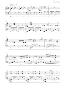 Partition complète, Prelude No.1, C Major, Whatley, Taylor