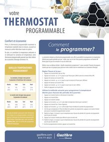 Comment programmer votre Thermostat