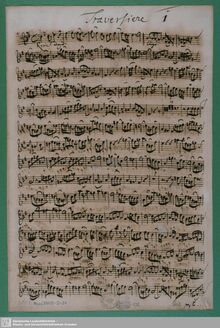Partition flûte 1, 2, Mass en B minor, The Great Catholic Mass, B minor