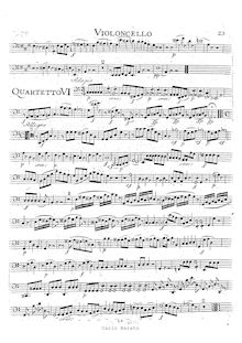 Partition violoncelle, corde quatuor No.19, Dissonance Quartet ; Dissonant Quartet