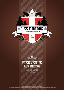 Restaurant «Les Rhodos» - Col des Aravis - 74220 La Clusaz Tél ...