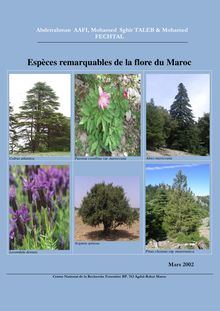 Espèces remarquables de la flore du Maroc