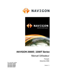 Notice Navigation NAVIGON  2090S