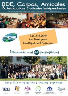 CNESER2012 - Profession de foi Bde, Corpos, Amicales et Associations Etudiantes indépendantes