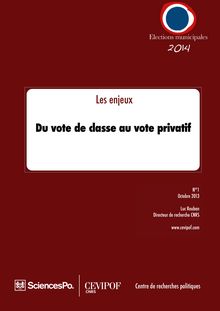 Du vote de classe au vote privatif
