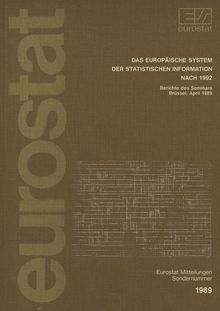 Das europäische System der statistischen Information nach 1992