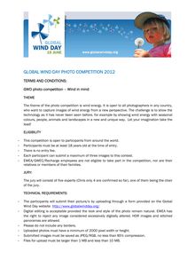 GLOBAL WIND DAY PHOTO COMPETITION 2012