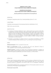 Agaricus bulbosus PPH / Amanite phalloïde PPH