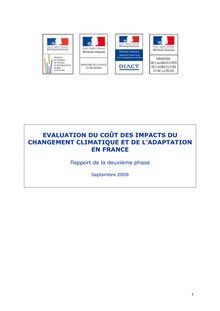 Changement climatique. Coûts des impacts et pistes d adaptation. : rapport_synthese