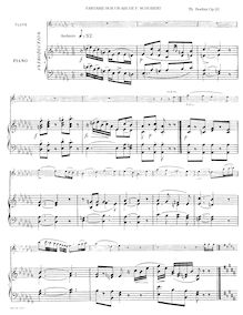 Partition Piano , partie (score), Le Désir, Valse de Schubert, Variations