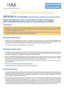INEXIUM - Synthèse d avis INEXIUM - CT7254