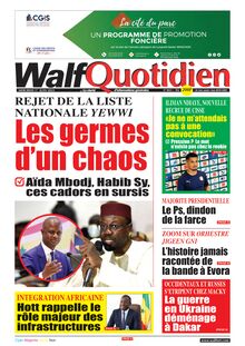Walf Quotidien n°9055 - du mercredi 1er juin 2022