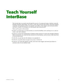 Teach Yourself InterBase