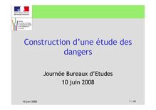 3- Présentation Construction Etude de Danger   (MEEDDAT - Juin 2008  )