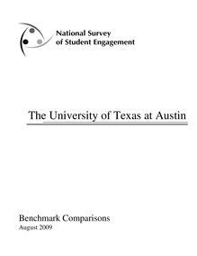 NSSE09 Benchmark Comparisons Report (UT Austin)