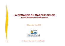 Fiche Marché Belgique 2010 (demande vue par le - LA DEMANDE DU ...