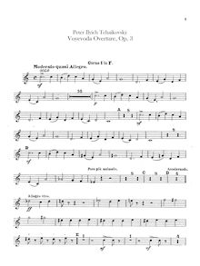 Partition cor 1, 2, 3, 4 (F), pour Voyevoda, Воевода (Voyevoda)