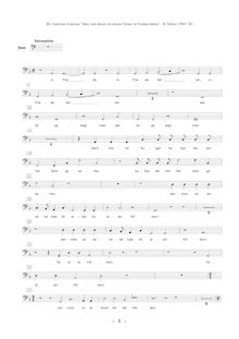 Partition Ch. 1: basse , partie, Musikalische Exequien, Op.7, SWV 279-281 par Heinrich Schütz