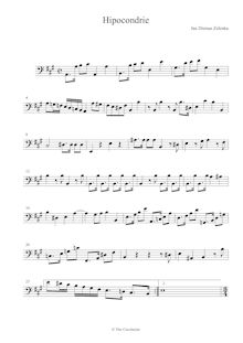 Partition basson, Hipocondrie à 7 Concertanti, A major, Zelenka, Jan Dismas