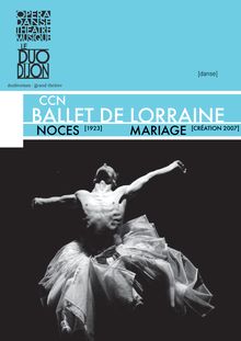 Programme du spectacle - BALLET DE LORRAINE